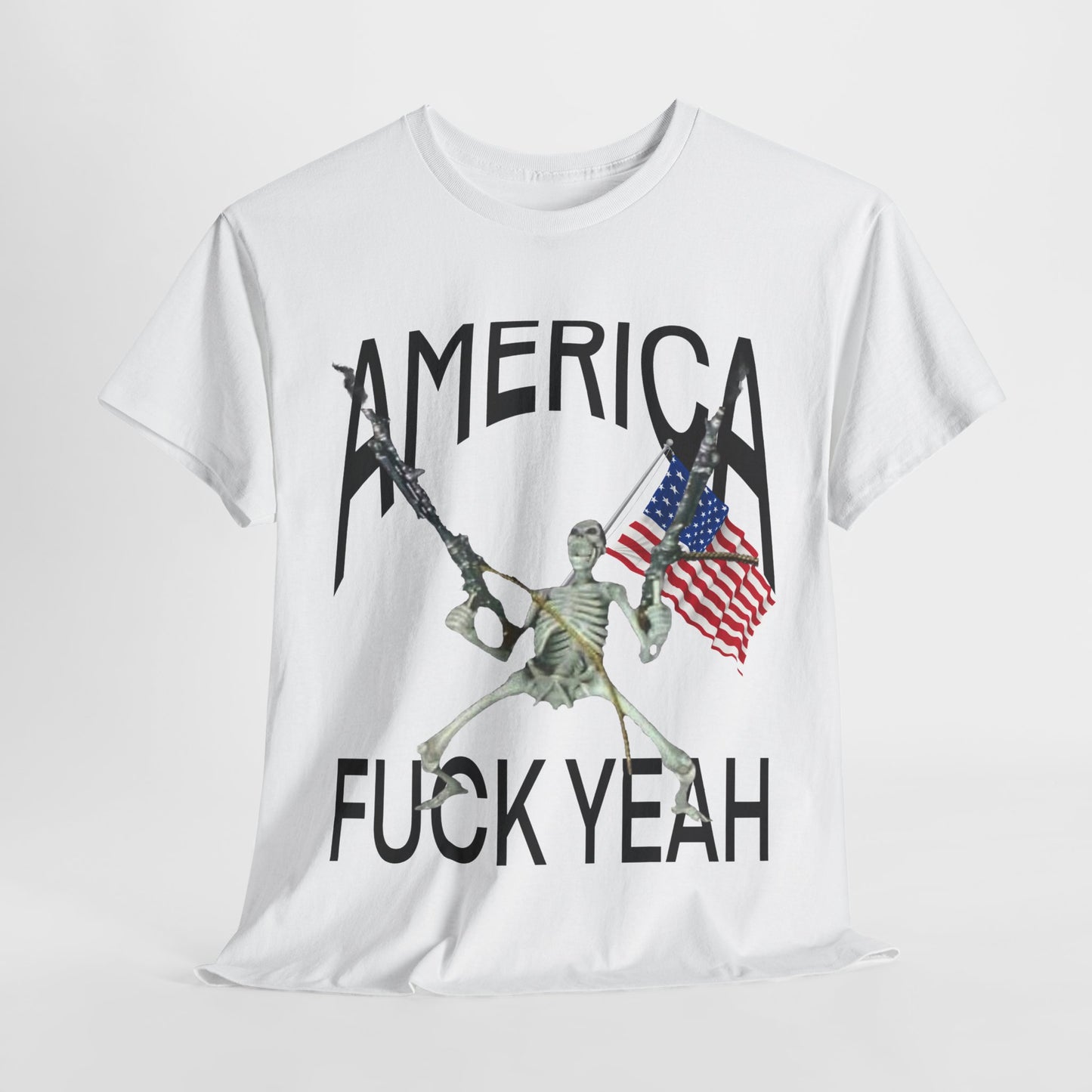 “America, F*ck Yeah” Skeleton Tee
