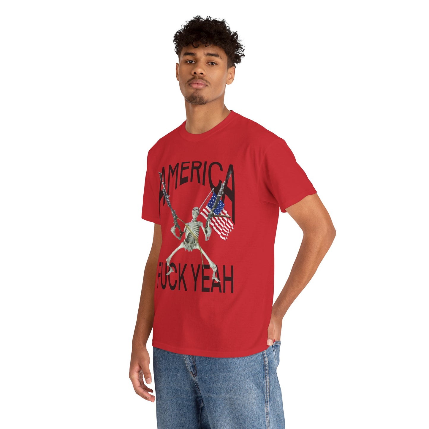 “America, F*ck Yeah” Skeleton Tee