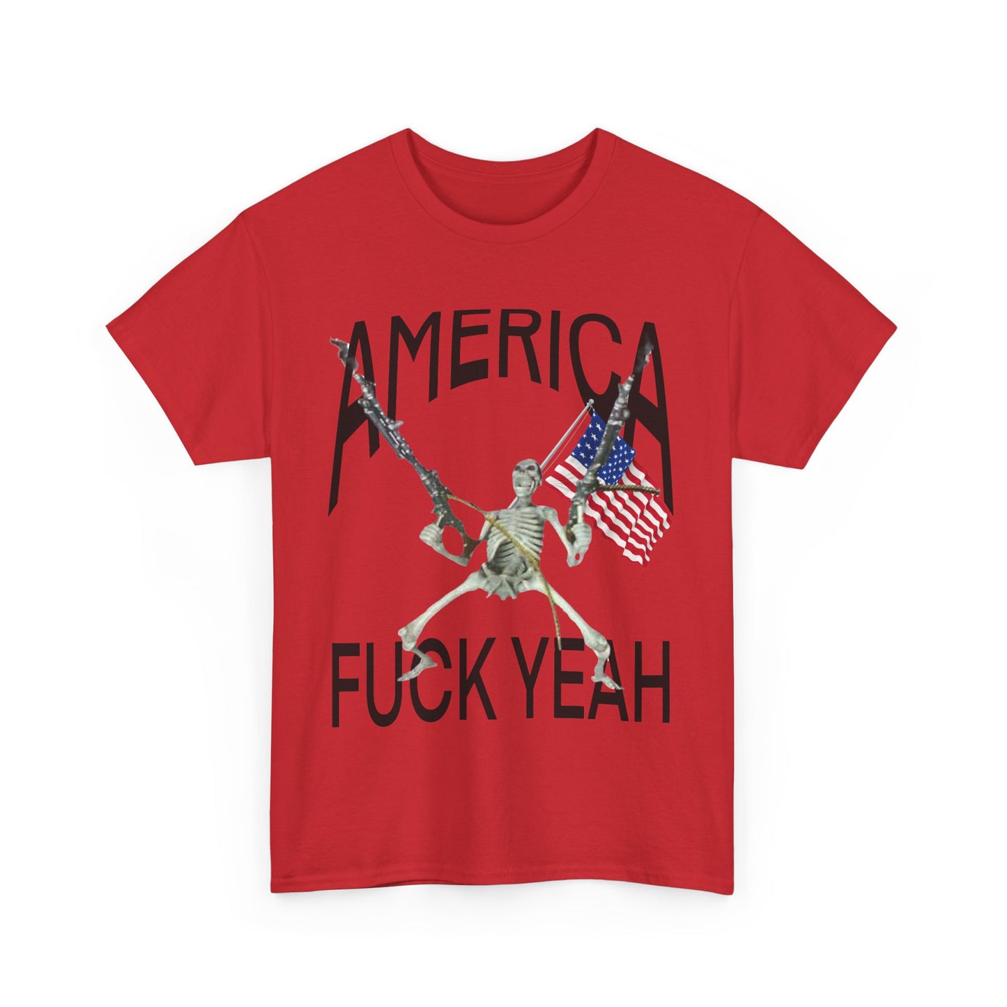“America, F*ck Yeah” Skeleton Tee