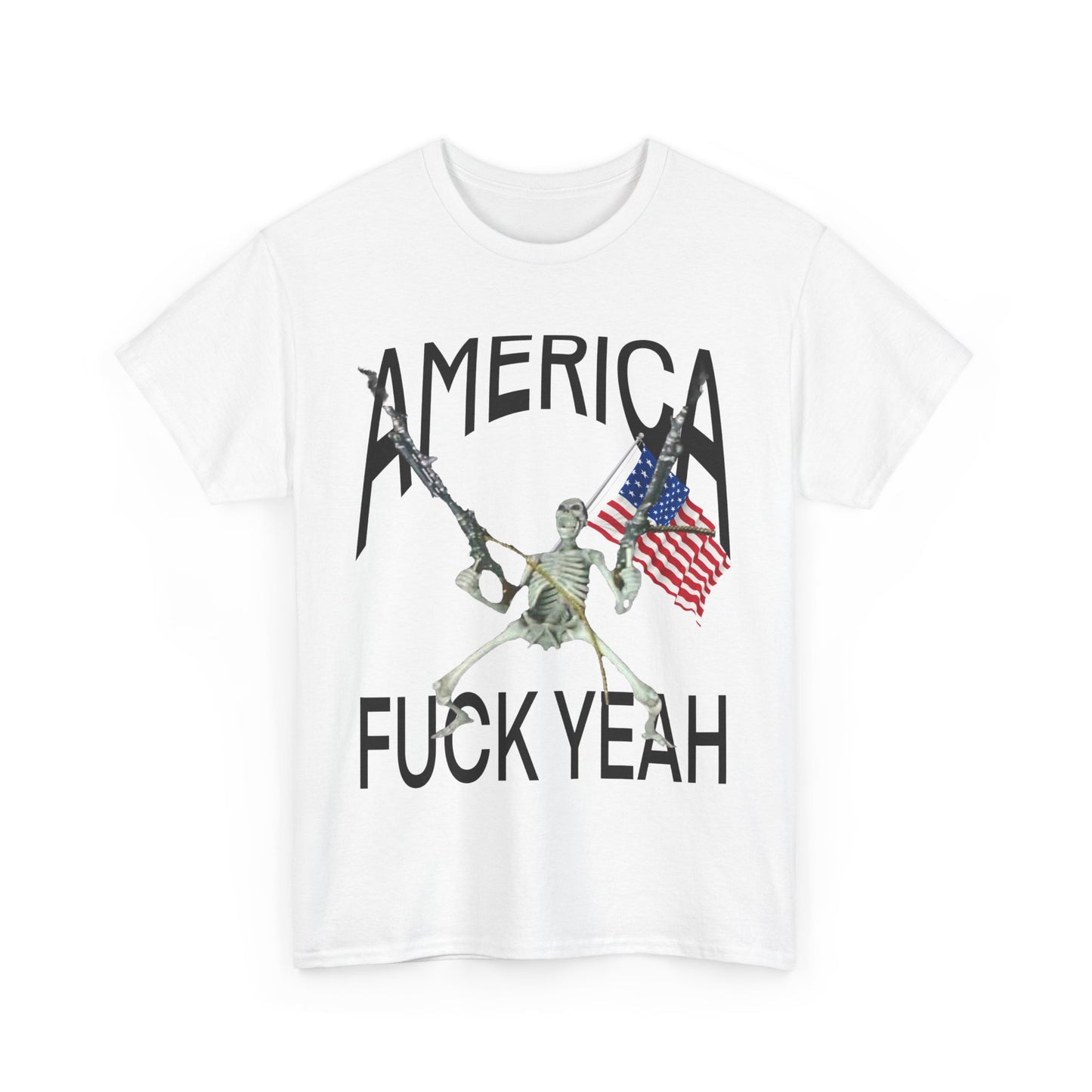 “America, F*ck Yeah” Skeleton Tee