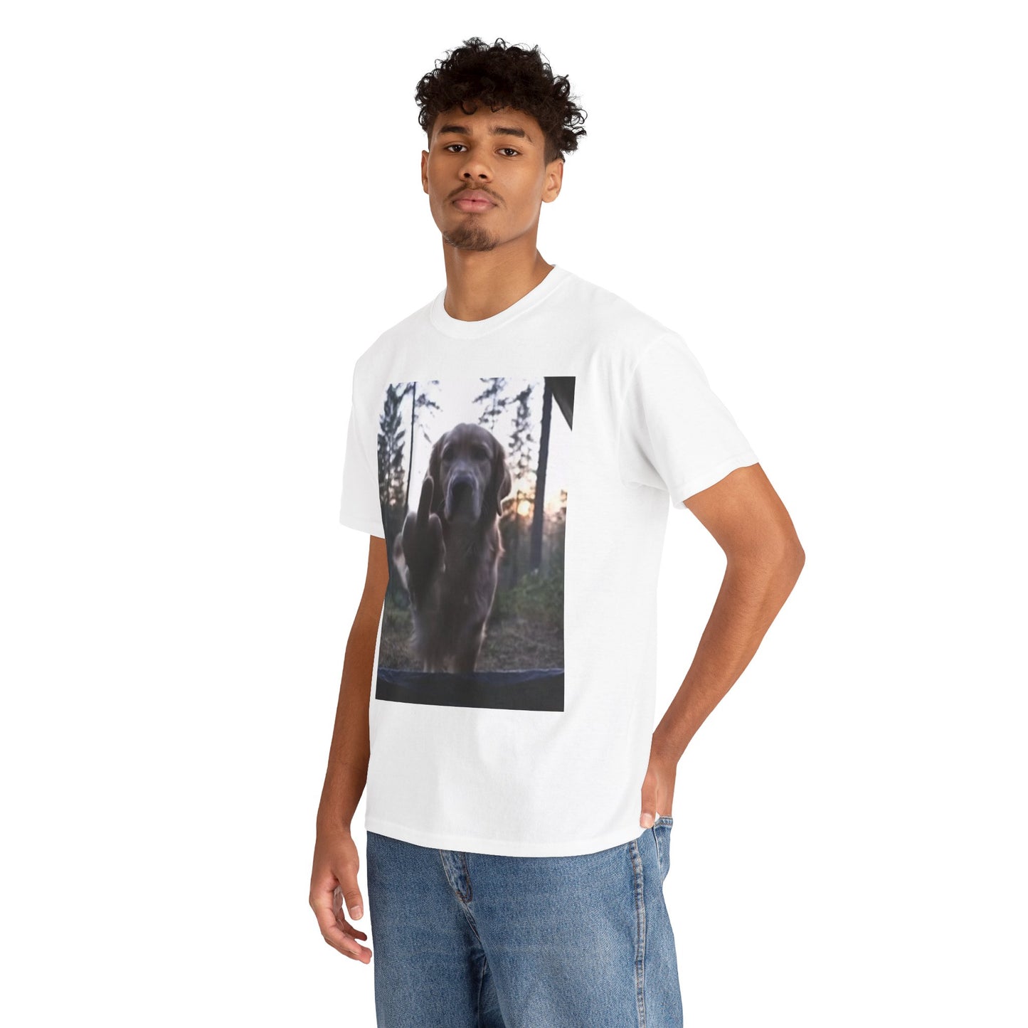 Middle Finger Dog Tee