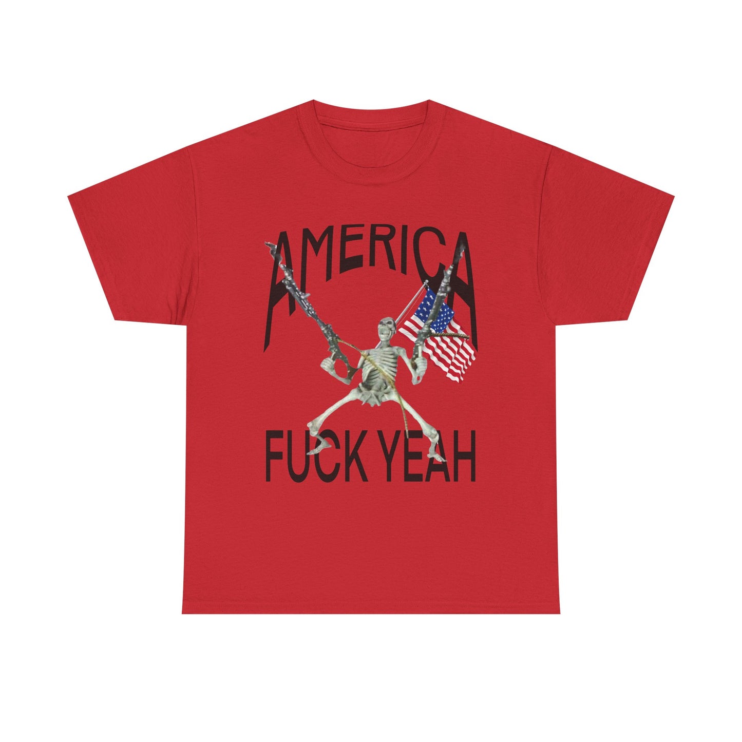 “America, F*ck Yeah” Skeleton Tee