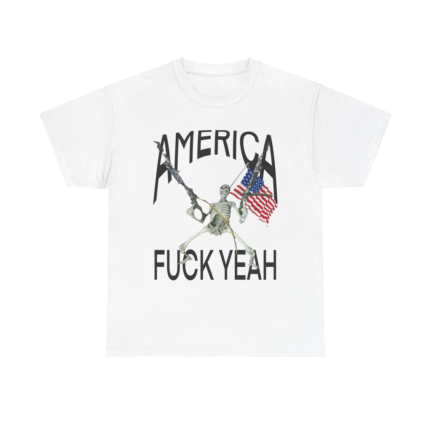 “America, F*ck Yeah” Skeleton Tee