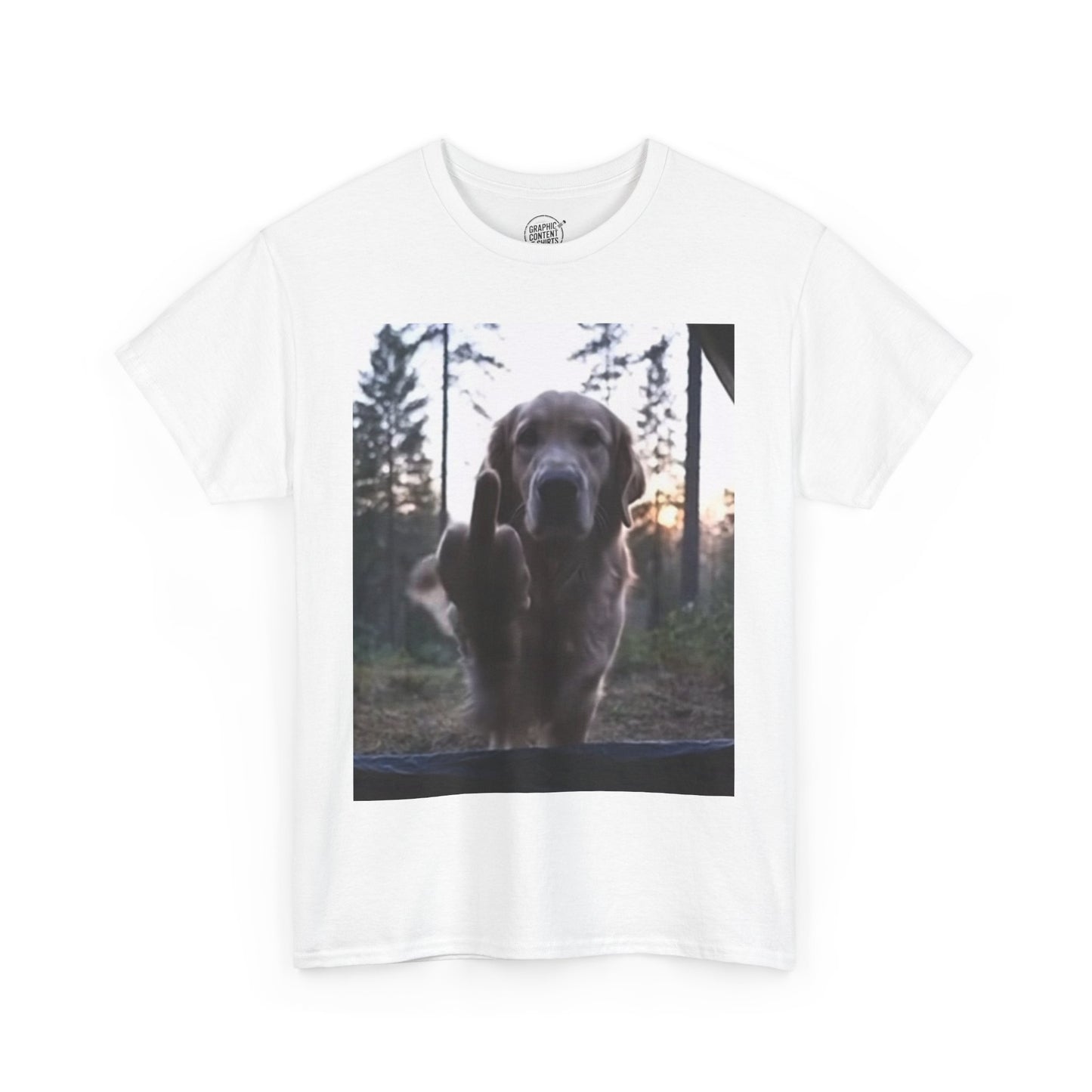 Middle Finger Dog Tee