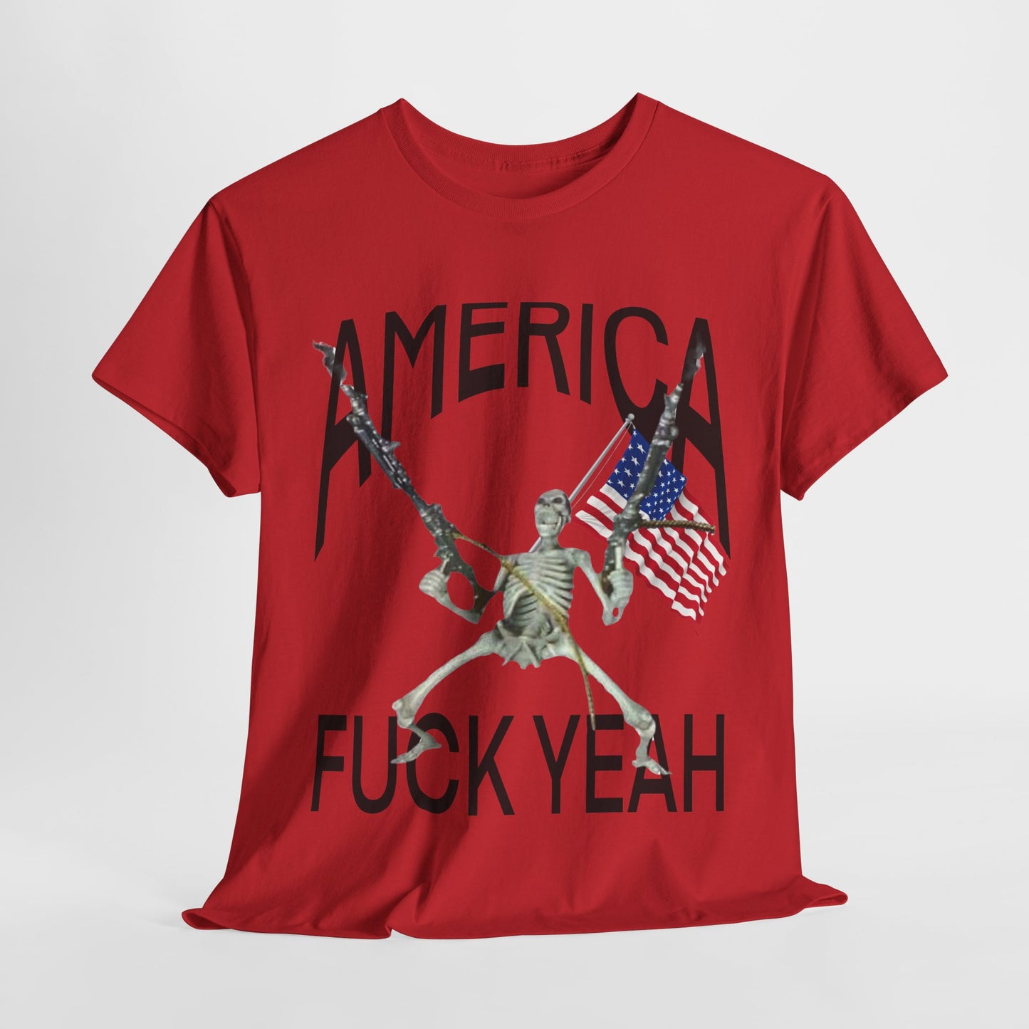 “America, F*ck Yeah” Skeleton Tee