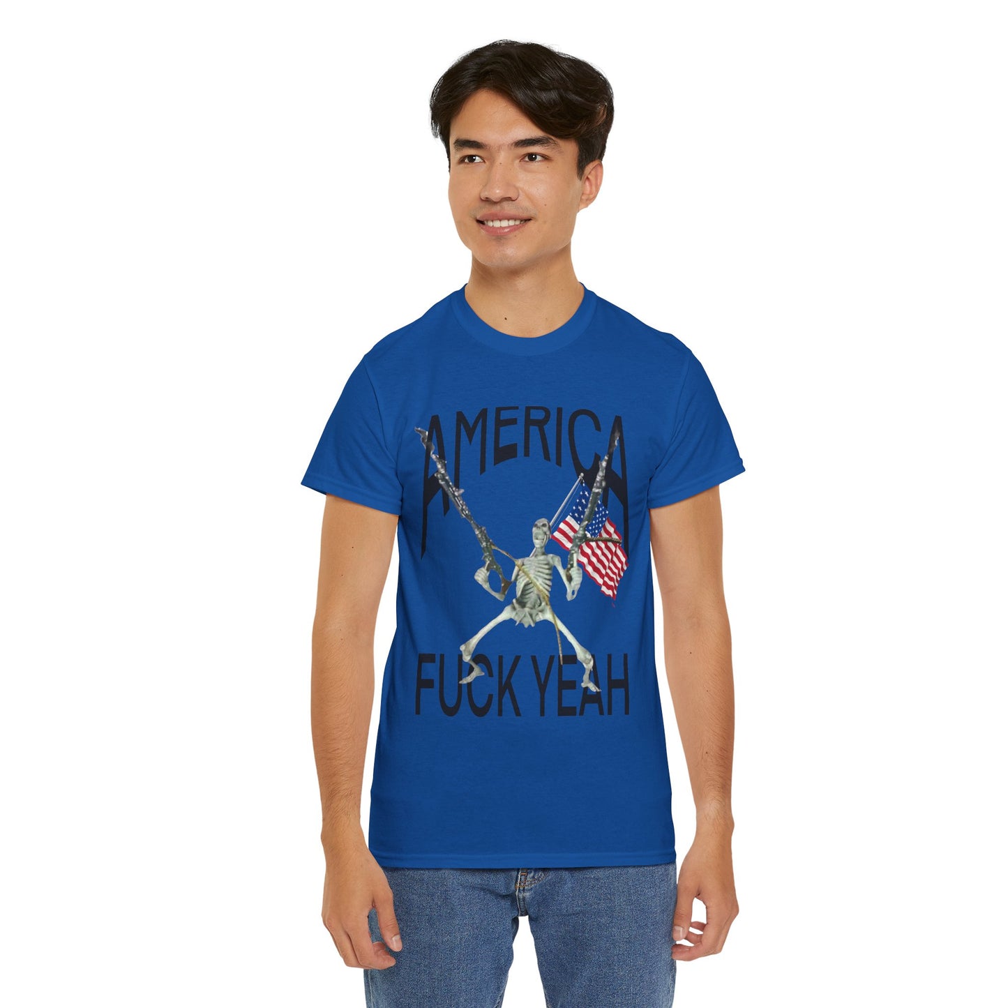 “America, F*ck Yeah” Skeleton Tee