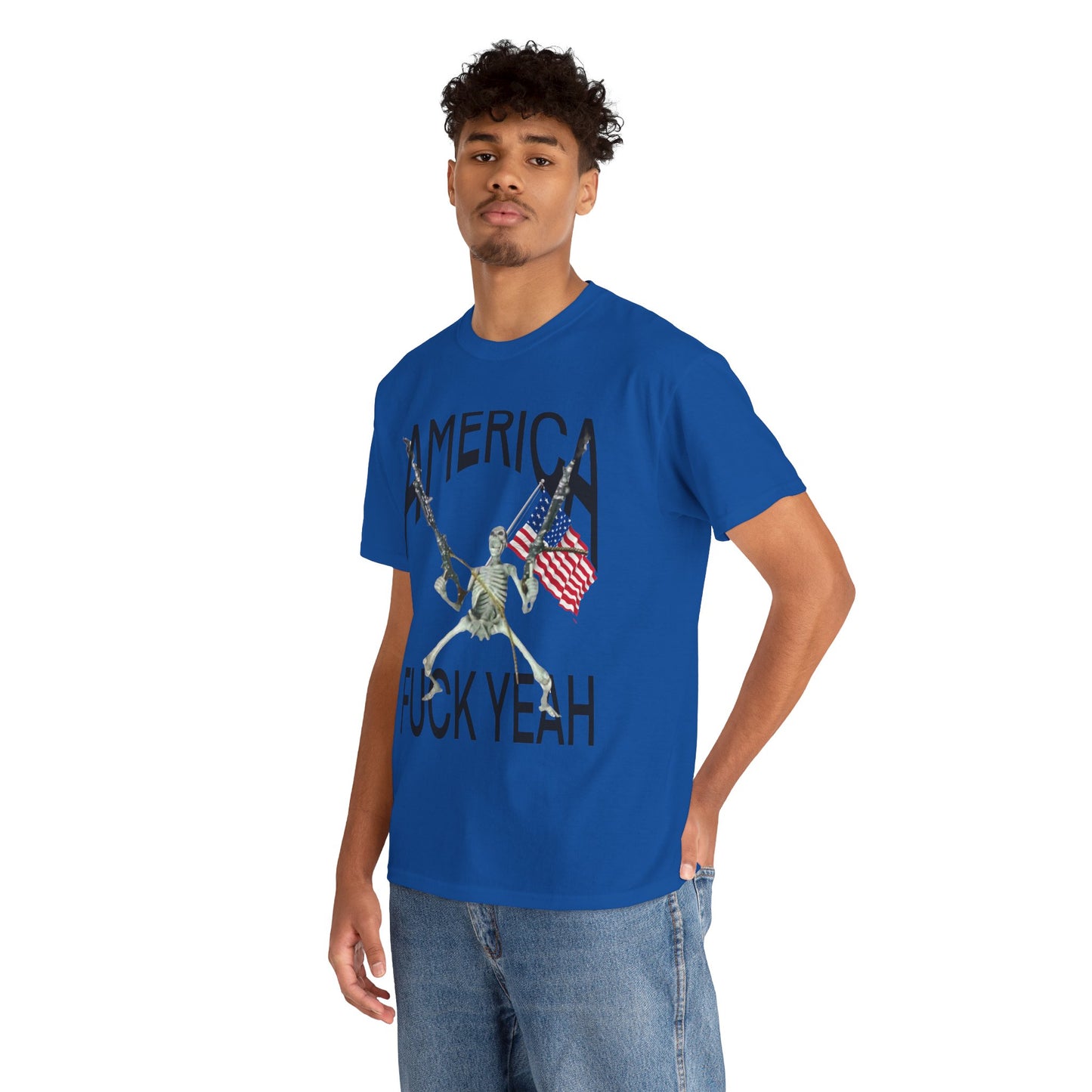 “America, F*ck Yeah” Skeleton Tee