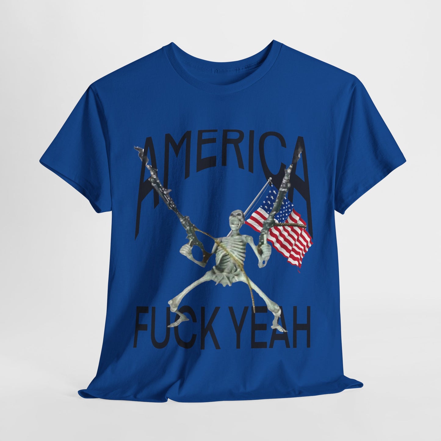 “America, F*ck Yeah” Skeleton Tee